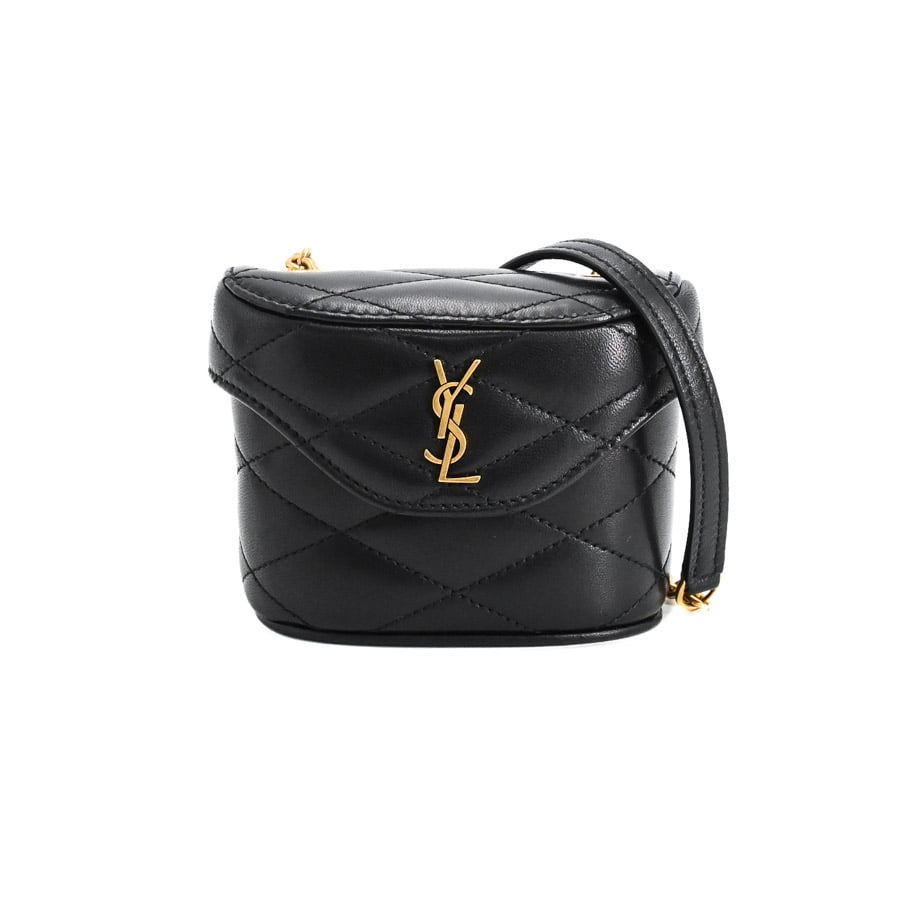 【中古A品】  サンローラン ジューンマイクロボックスチェーンショルダーバッグ  766793 ラムスキン 新宿歌舞伎町店