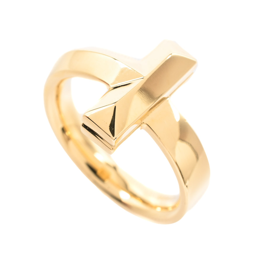 【中古A品】  ティファニー Tワン ワイド   K18イエローゴールド 新宿歌舞伎町店