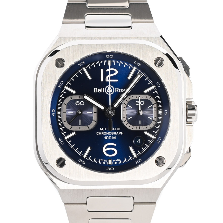 【中古SA品】  ベルアンドロス BR05 クロノ ブルー スティール  BR05C-BLU-ST/SST ステンレス 新宿歌舞伎町店
