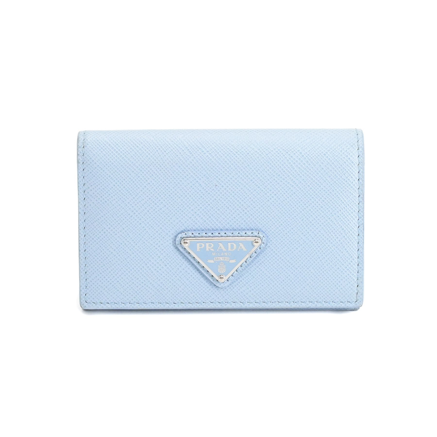 【中古A品】  プラダ サフィアーノトライアングルカードケース  1MC110 サフィアノ 横浜関内店