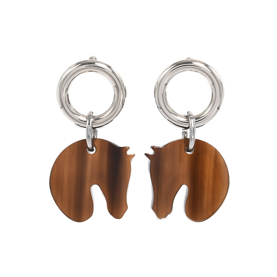 【中古A品】  エルメス タッタソール   バッファローホーン 元町本店