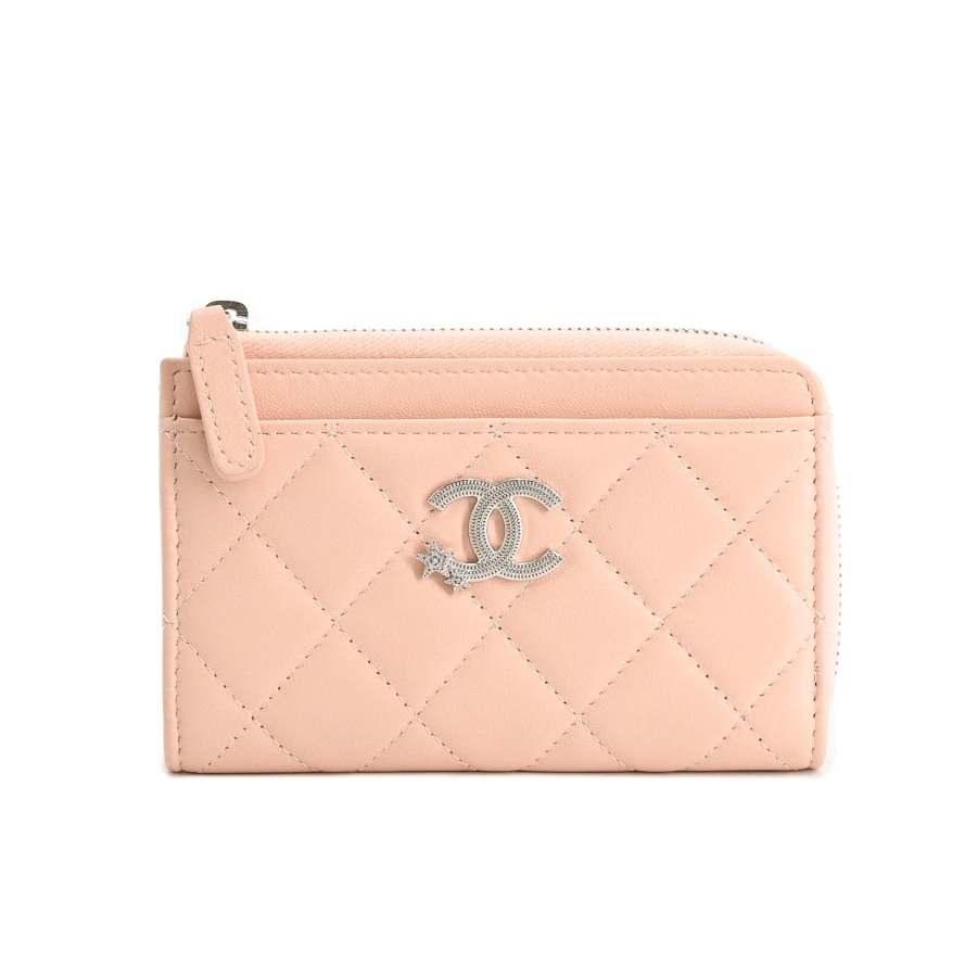 【中古A品】  シャネル ジップカードケース  AP3732 ラムスキン 新宿歌舞伎町店