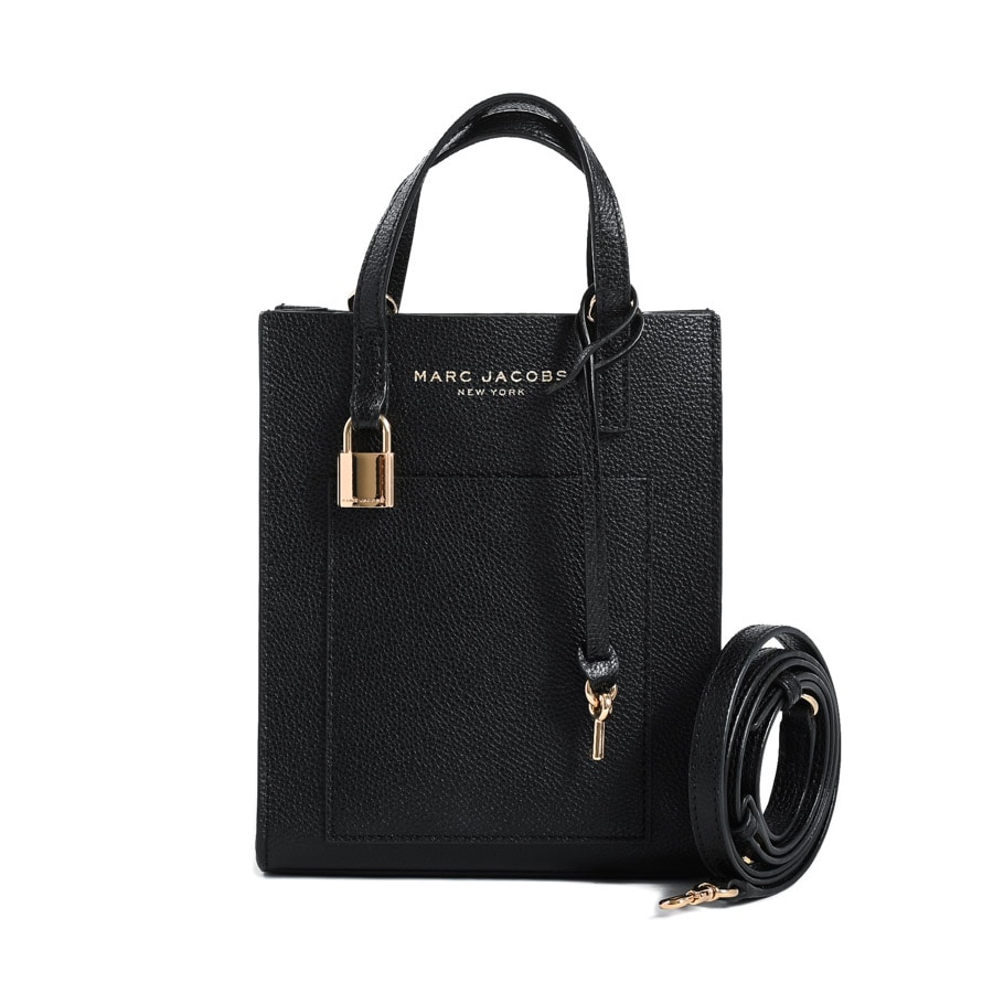 【中古A品】  マークジェイコブス ミニトートバッグ  H001L03FA22 型押しレザー 元町本店