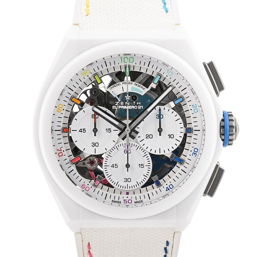 【中古A品】  ゼニス デファイ 21 クロマ2  49.9014.9004/01.R953 セラミック 銀座