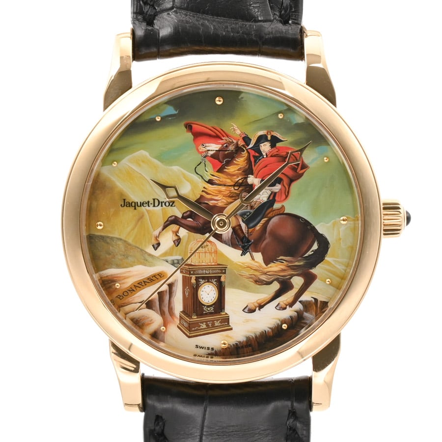 【中古A品】  ジャケドロー 腕時計  2220.JA.NAP.296 イエローゴールド 銀座