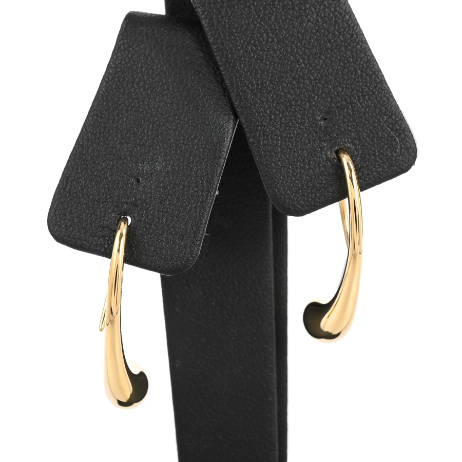 【中古A品】  ティファニー ティアドロップ フープ   K18イエローゴールド THE YOKOHAMA FRONT