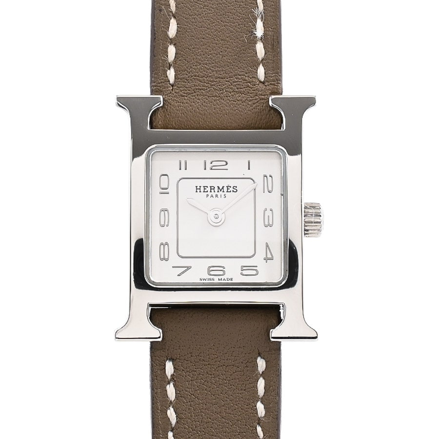 【中古A品】  エルメス Hウォッチミニ  HH1.101 ステンレス THE YOKOHAMA FRONT
