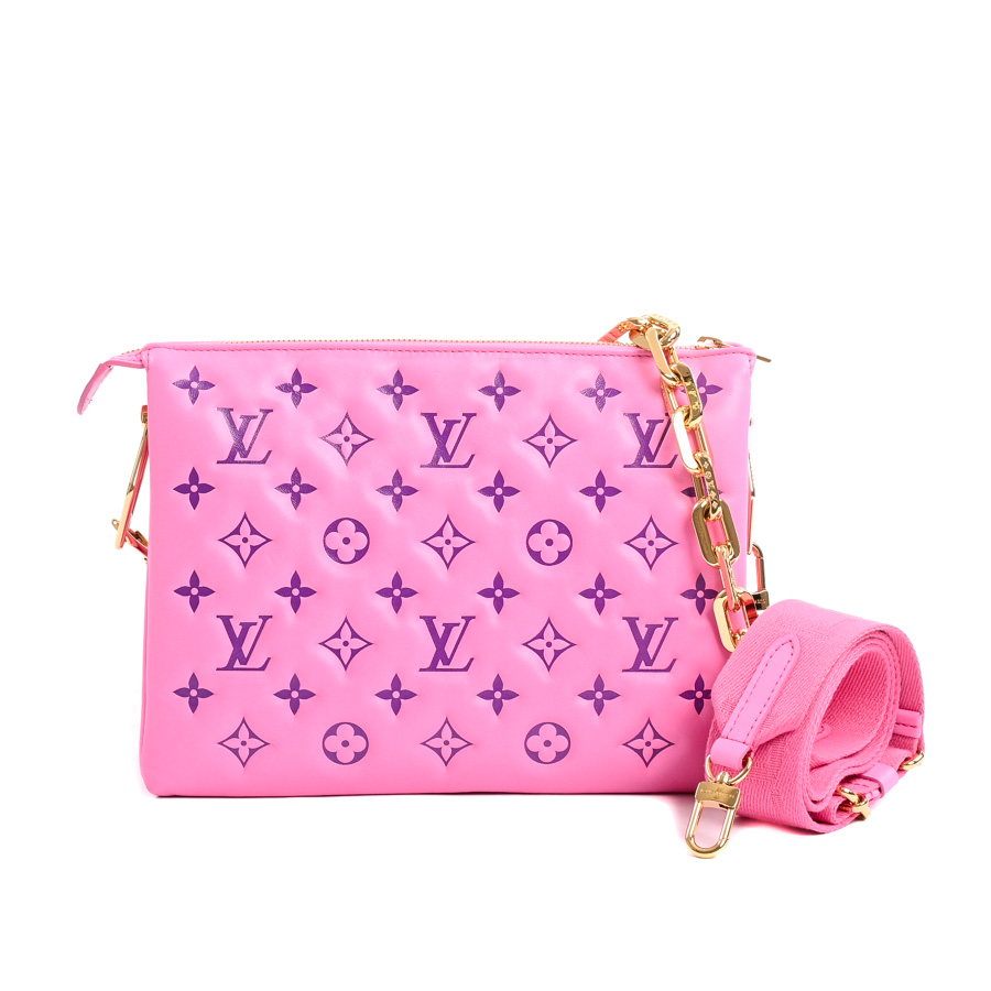 【中古A品】  ルイヴィトン クッサンPM  M58628 ラムスキン THE YOKOHAMA FRONT