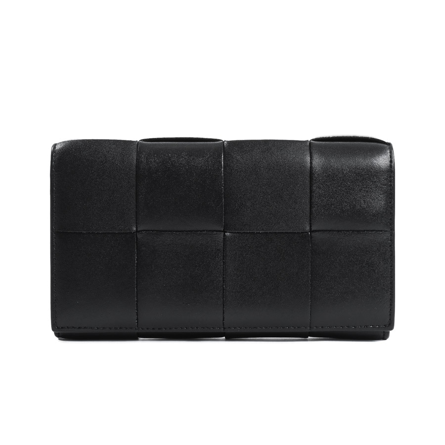 【中古AB品】  ボッテガヴェネタ カセットロングウォレット   マキシイントレチャート 元町本店