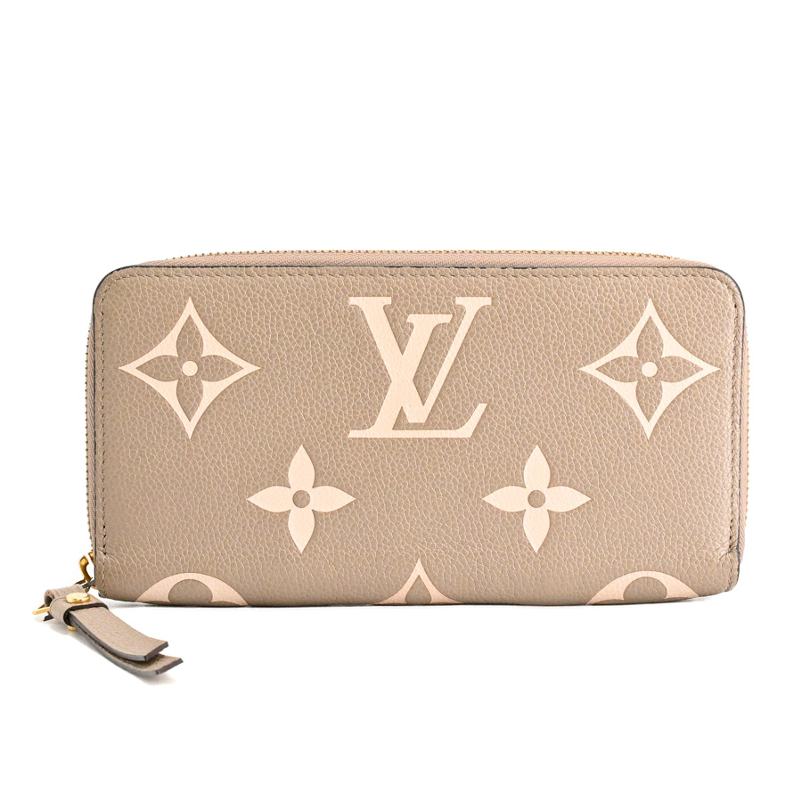 【中古B品】  ルイヴィトン ジッピーウォレット バイカラーアンプラント M69794  元町本店