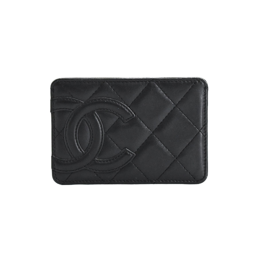 【中古AB品】  シャネル カンボンラインカードケース カンボンライン A26725 カーフ 新宿歌舞伎町店