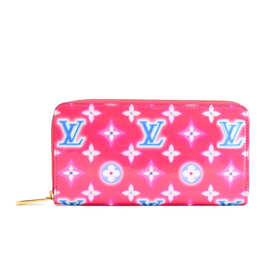 【中古SA品】  ルイヴィトン ジッピーウォレット モノグラムヴェルニ M81154  銀座