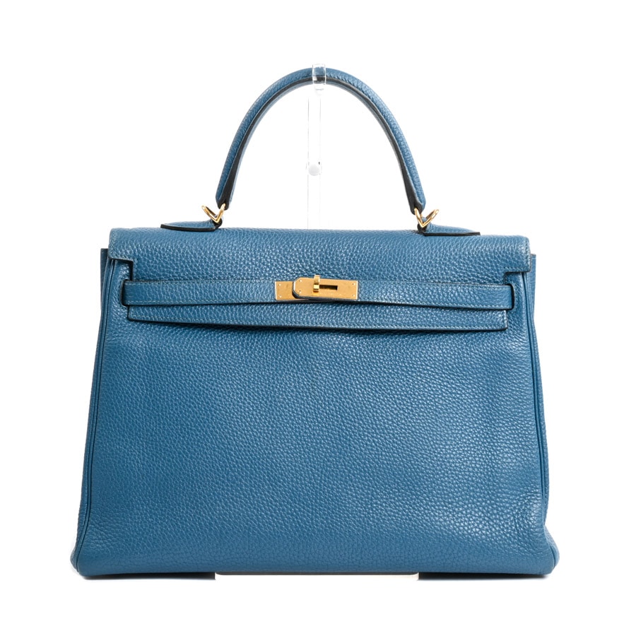 【中古AB品】  エルメス ケリー35   トリヨンクレマンス 元町本店
