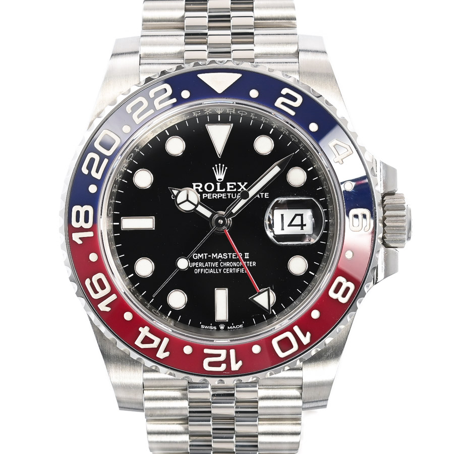 【中古A品】  ロレックス GMTマスター2  126710BLRO/J ステンレス 元町本店