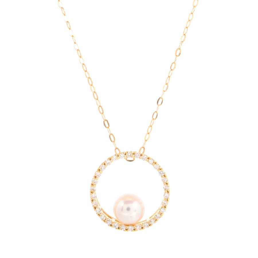 【中古A品】  ノンブランドジュエリー パール ネックレス   K18YG THE YOKOHAMA FRONT