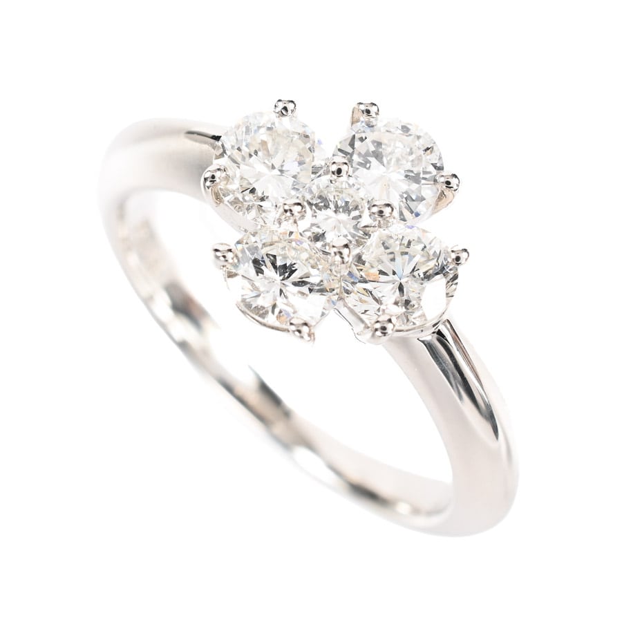 【中古A品】  ノンブランドジュエリー ダイヤ リング   プラチナ900 THE YOKOHAMA FRONT