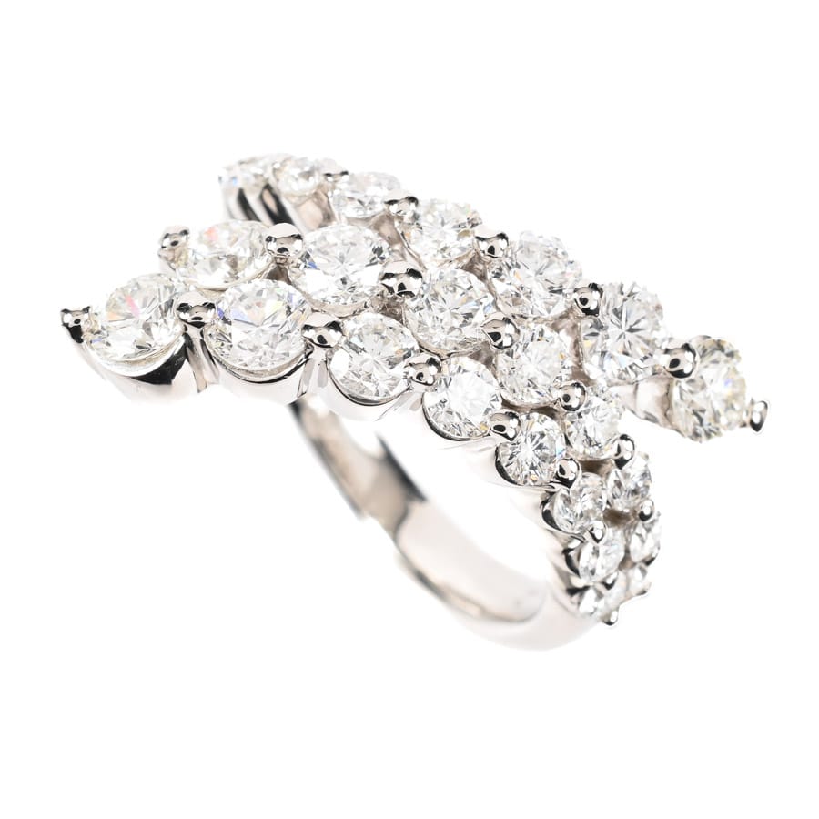 【中古A品】  ノンブランドジュエリー ダイヤ リング   プラチナ900 THE YOKOHAMA FRONT