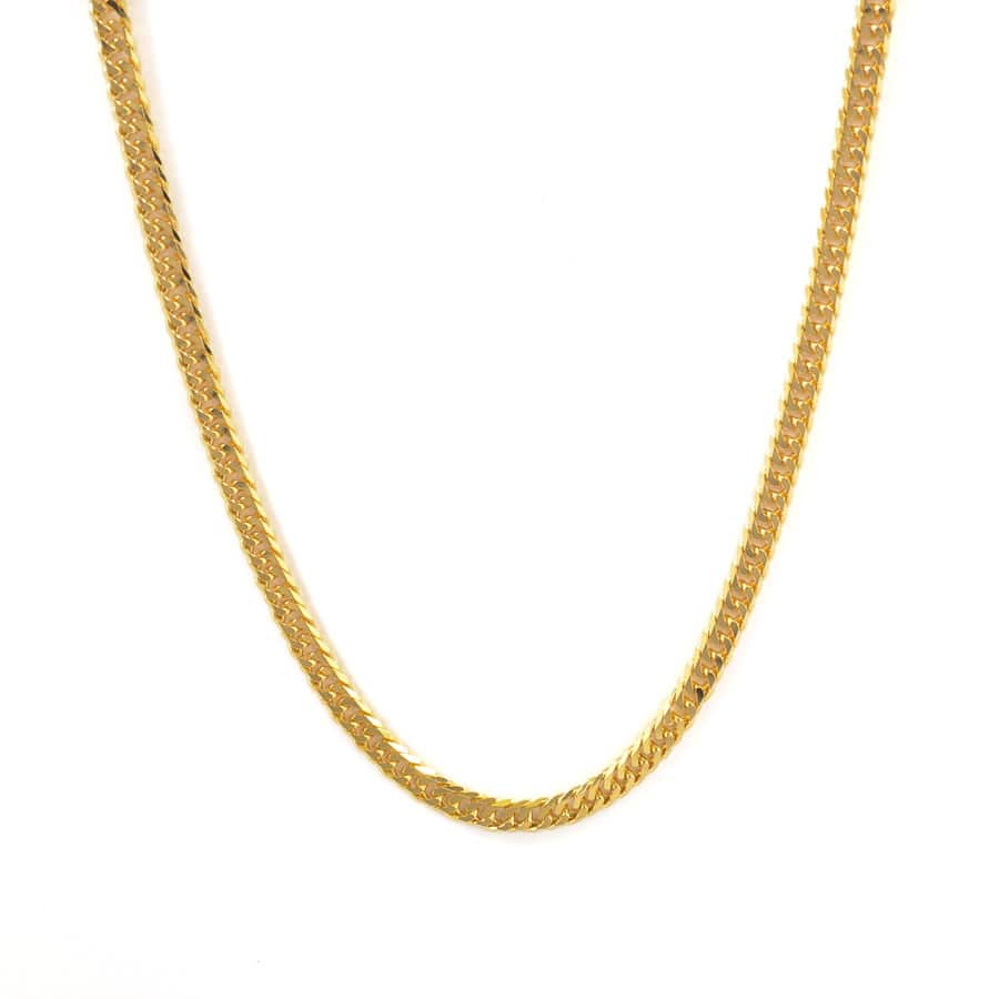 【新品】  ノンブランドジュエリー 喜平ネックレス 6面ダブル 30.7g   K24イエローゴールド THE YOKOHAMA FRONT