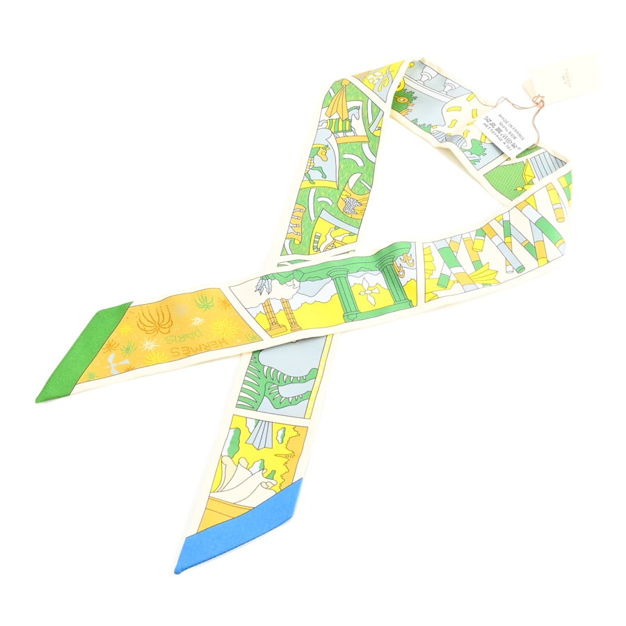 【中古SA品】  エルメス ツイリー   シルク 元町本店