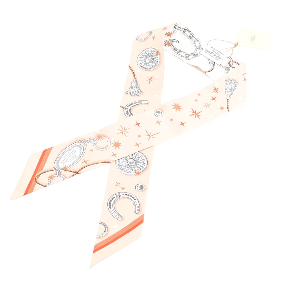 【中古SA品】  エルメス ツイリー   シルク THE YOKOHAMA FRONT