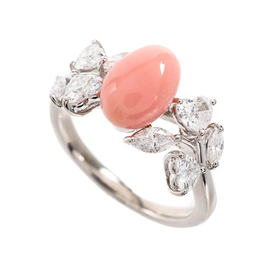 【中古A品】  ミキモト コンクパール リング   Pt950 元町本店