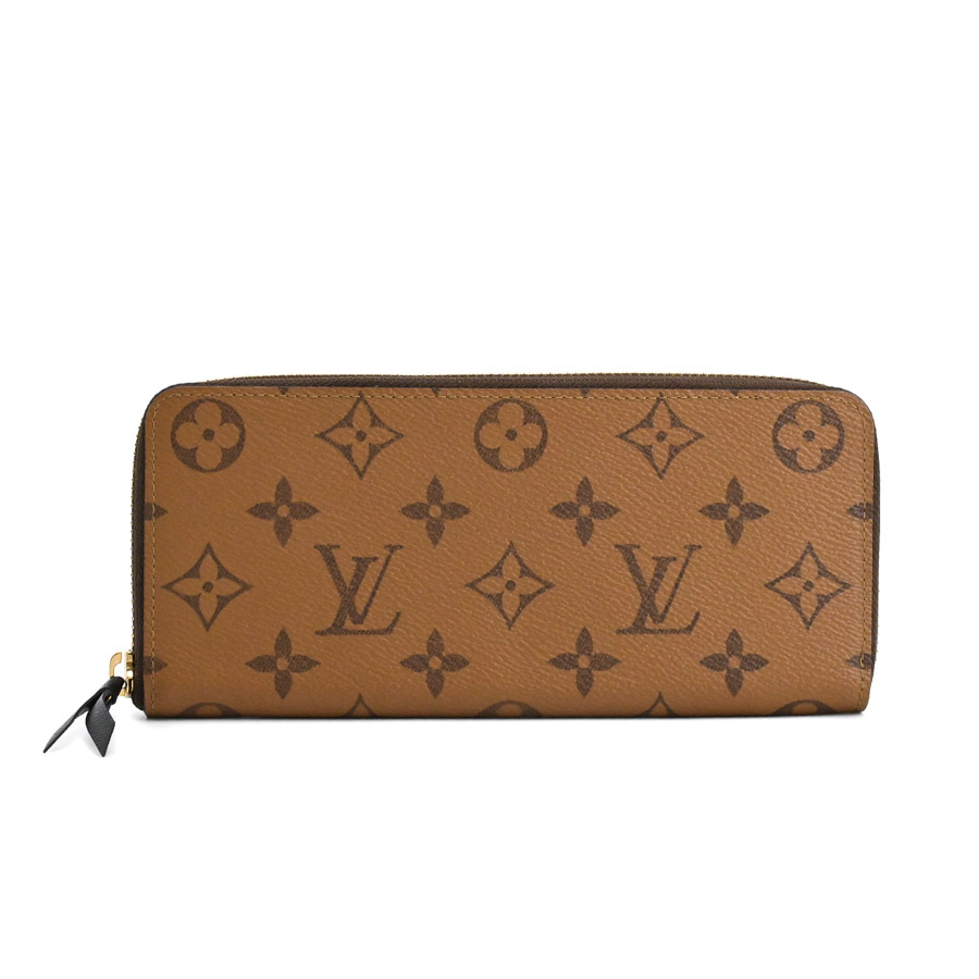 【未使用品】  ルイヴィトン ポルトフォイユクレマンス モノグラムリバース M82336  元町本店