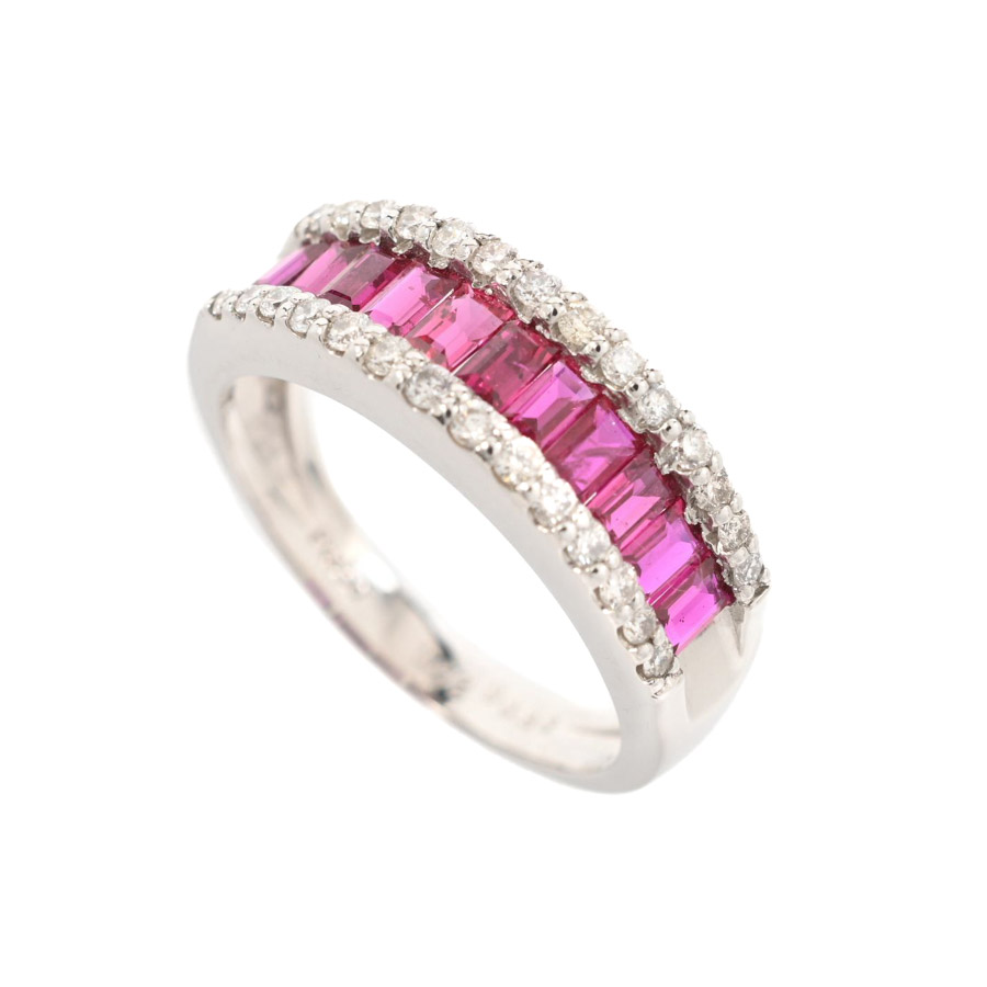 【中古A品】  ノンブランドジュエリー ルビー リング   プラチナ950 横浜関内店