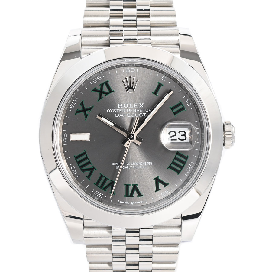 【中古A品】  ロレックス デイトジャスト41  126300/J ステンレス THE YOKOHAMA FRONT
