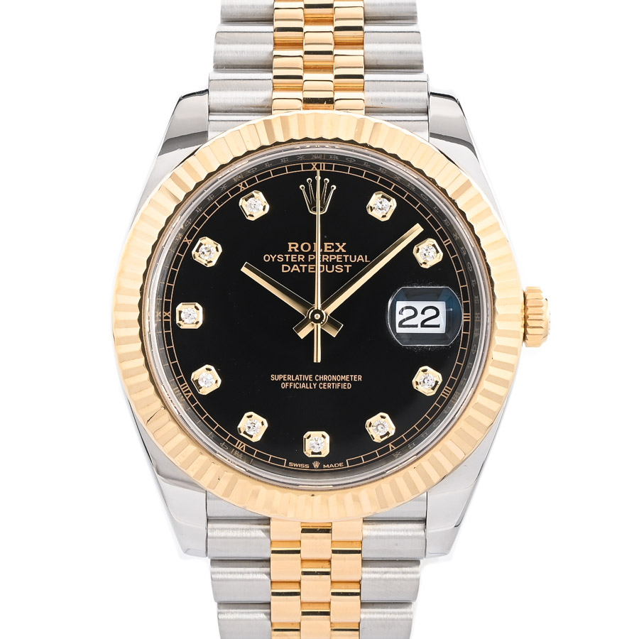 【中古A品】  ロレックス デイトジャスト41  126333G/J ステンレス/イエローゴールド 銀座