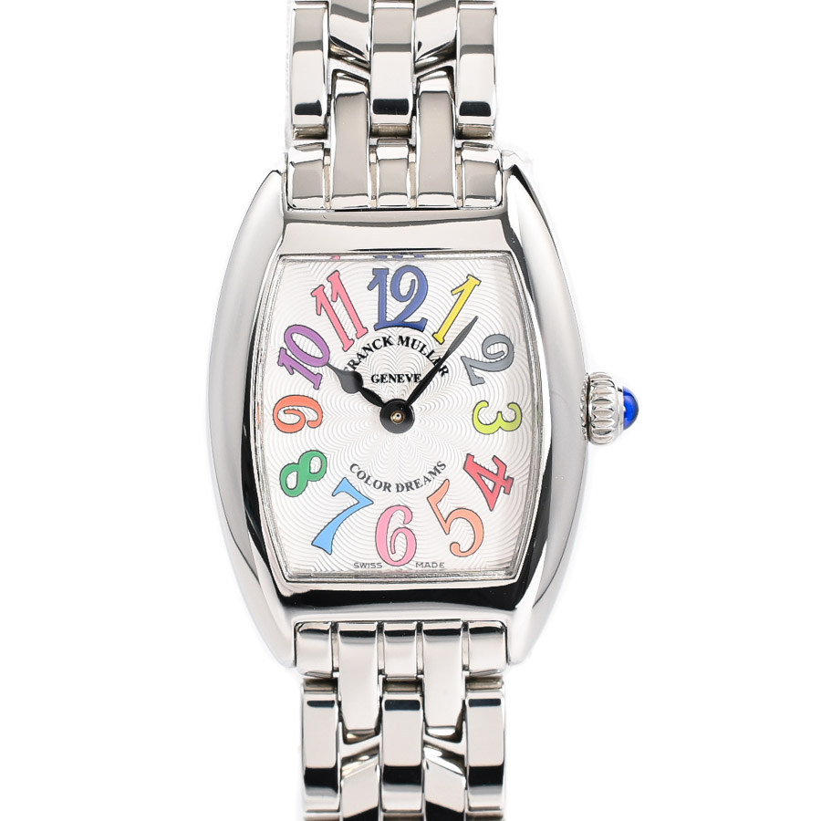 【中古A品】  フランクミュラー トノーカーベックス カラードリーム  2502QZCOLDRM ステンレス 元町本店