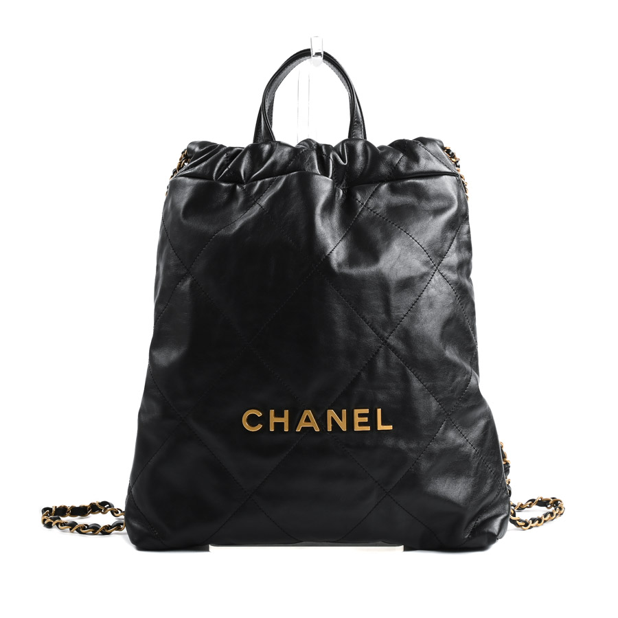 【中古A品】  シャネル CHANEL22バックパック CHANEL22 AS3859 ラムスキン 横浜関内店