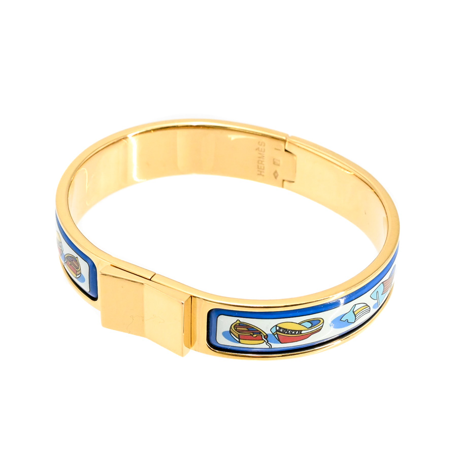 【中古A品】  エルメス ロケ   ゴールドメッキ 元町本店