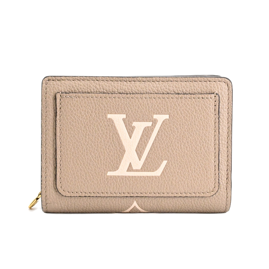 【中古A品】  ルイヴィトン ポルトフォイユクレア バイカラーアンプラント M82370  THE YOKOHAMA FRONT
