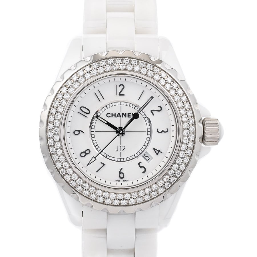 【中古A品】  シャネル J12 33mm  H0967 セラミック THE YOKOHAMA FRONT