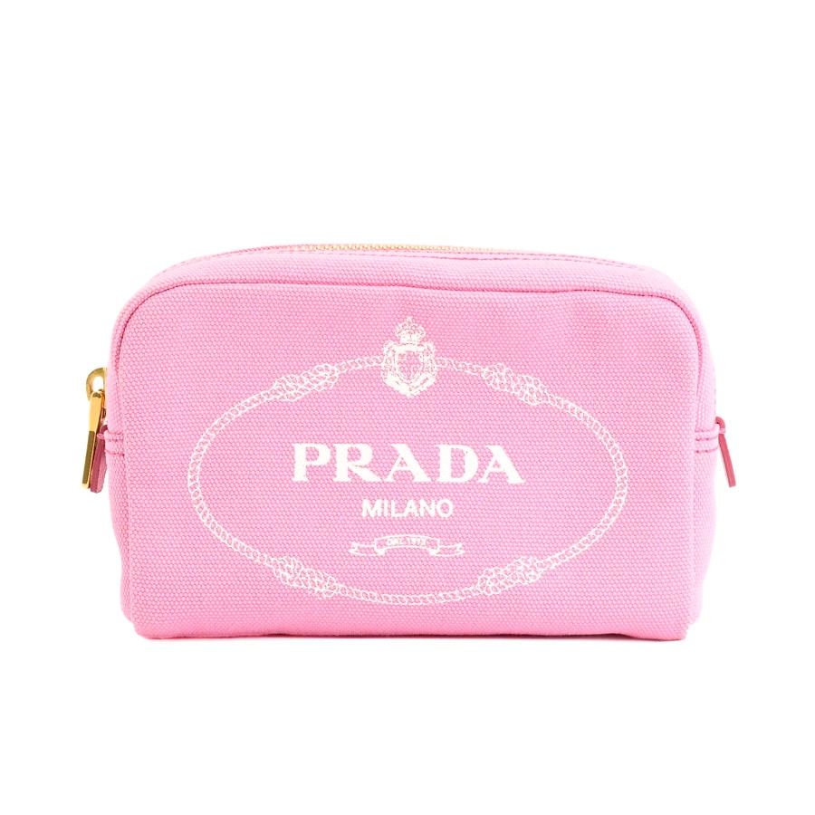 【中古A品】  プラダ ポーチ  1NA021 キャンバス THE YOKOHAMA FRONT