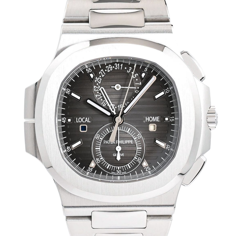 【中古A品】  パテックフィリップ ノーチラス トラベルタイム クロノグラフ  5990/1A-001 ステンレス SHIBUYA