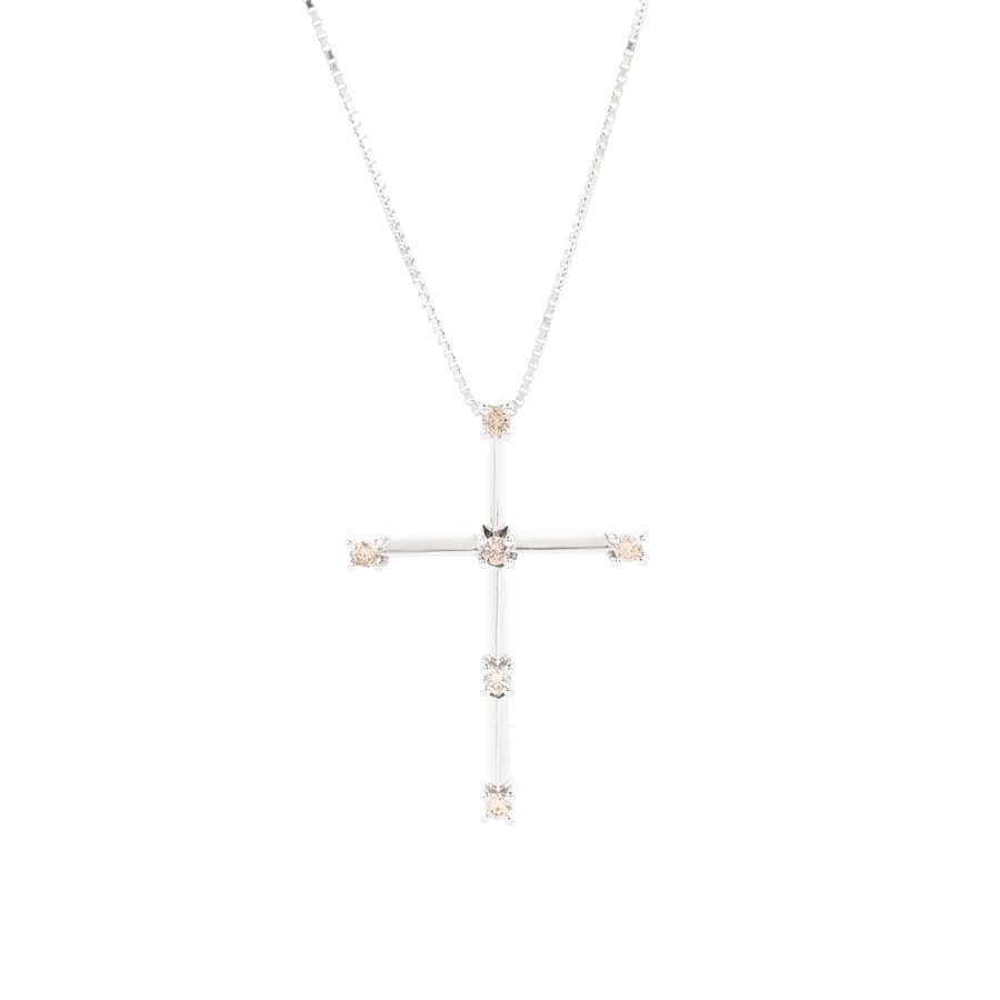 【中古A品】  ダミアーニ フラメンティクロス   K18ホワイトゴールド(K18WG) 元町本店