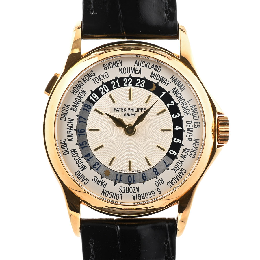 【中古A品】  パテックフィリップ ワールドタイム  5110J-001 イエローゴールド 銀座