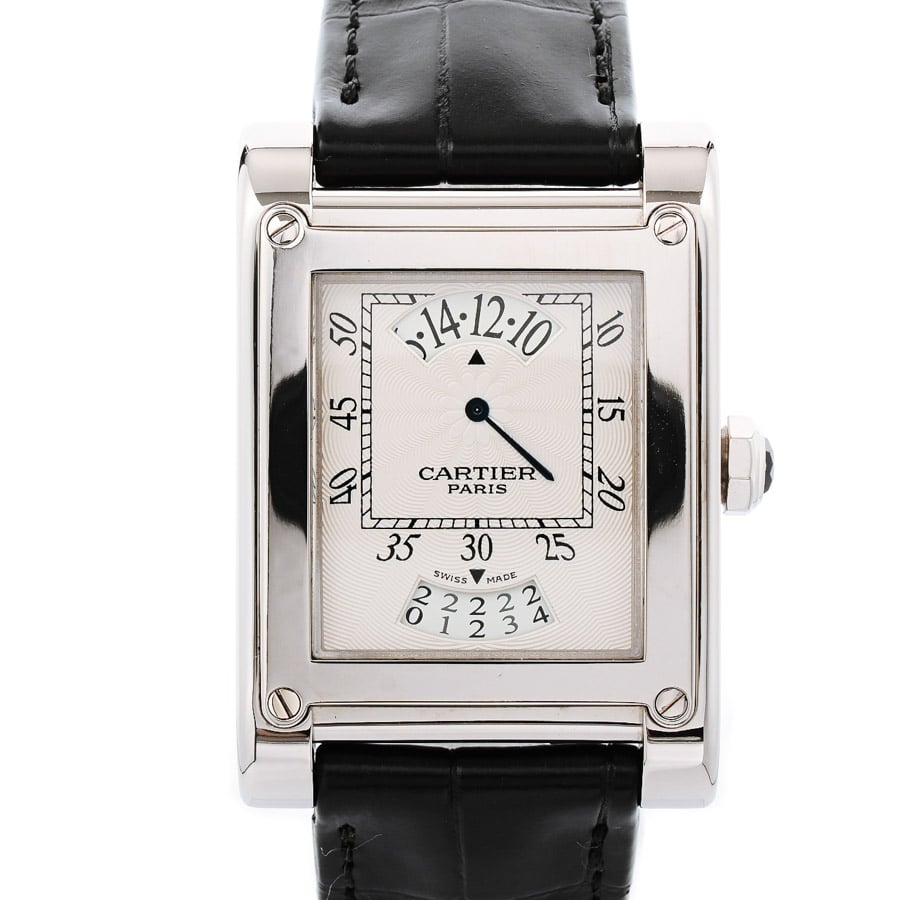 【中古A品】  カルティエ タンク ア ヴィス アギシェ  W1534551 ホワイトゴールド 横浜関内店