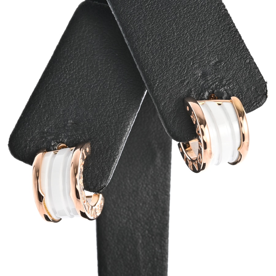 【中古A品】  ブルガリ BZERO1  346464 K18ピンクゴールド/セラミック(K18PG/セラミック) THE YOKOHAMA FRONT