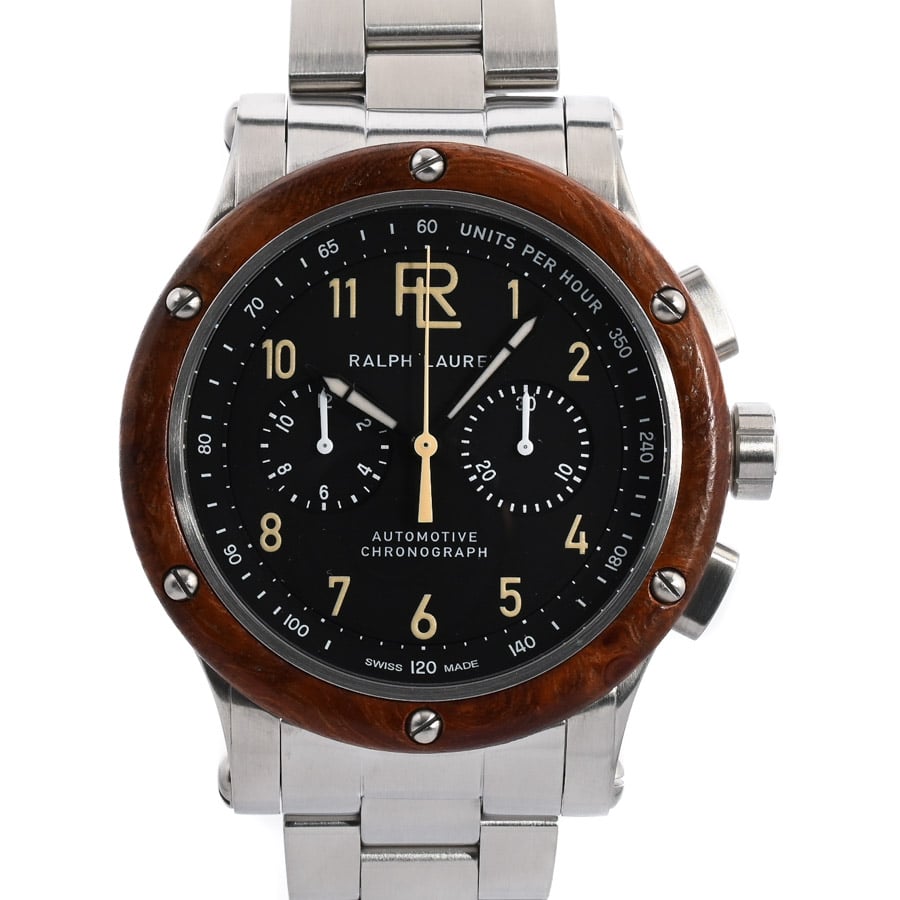 【中古A品】  ラルフローレン オートモーティブ クロノグラフ 42mm  FJRLFWAJW420119 ステンレス SHIBUYA
