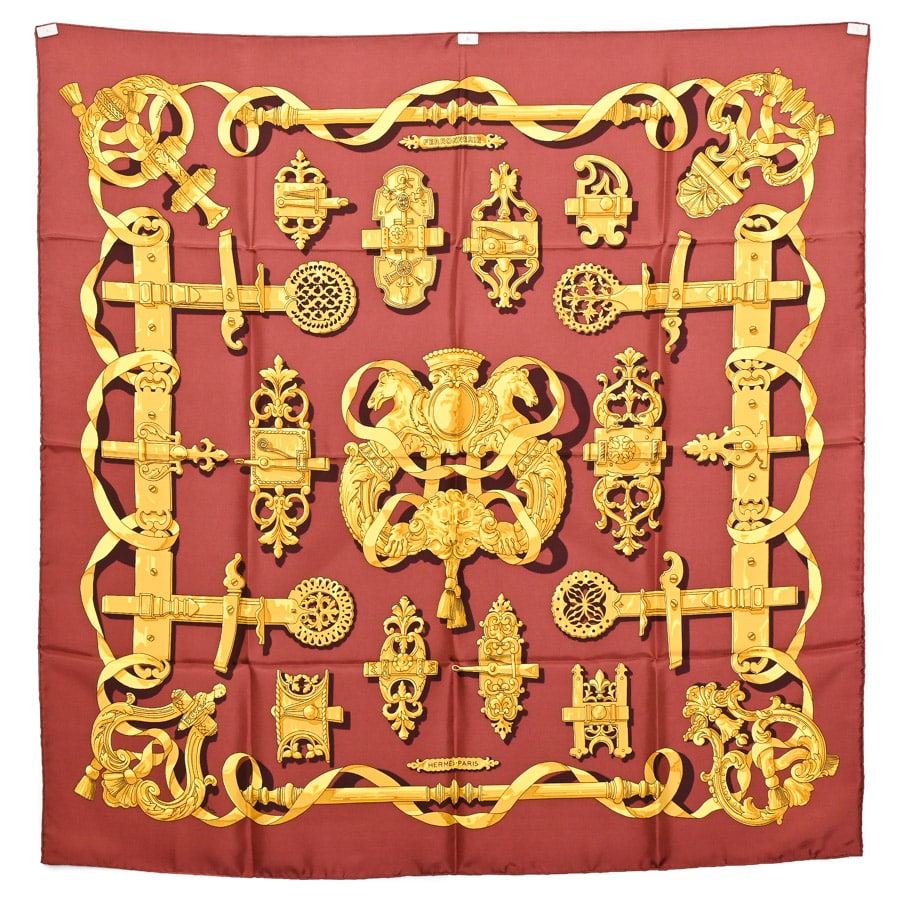 【中古A品】  エルメス カレ90   シルク 元町本店