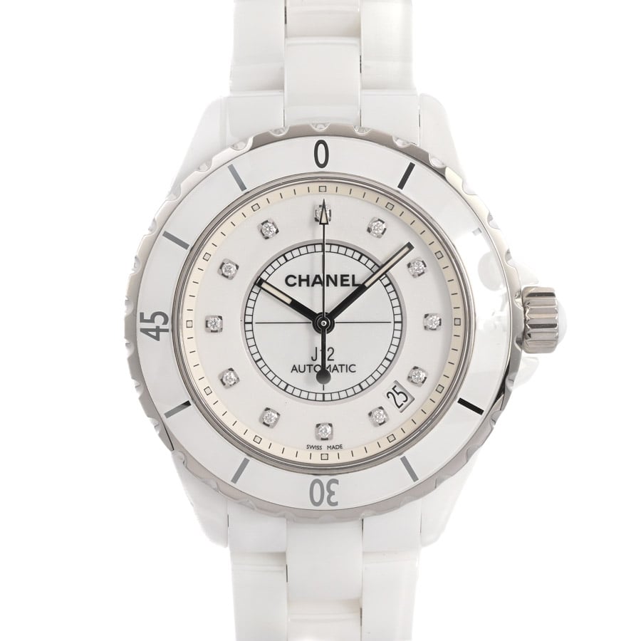 【中古A品】  シャネル J12 38mm  H1629 セラミック 元町本店