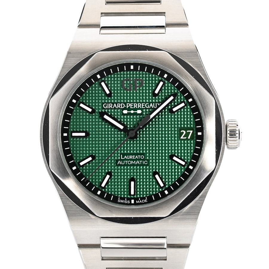 【中古A品】  ジラールペルゴ ロレアート 42mm  81010-11-3153-1CM ステンレス 銀座