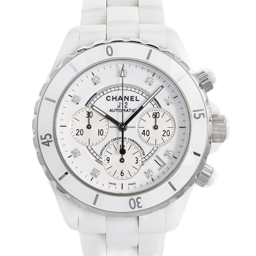 【中古A品】  シャネル J12 クロノグラフ 41mm  H2009 セラミック 元町本店