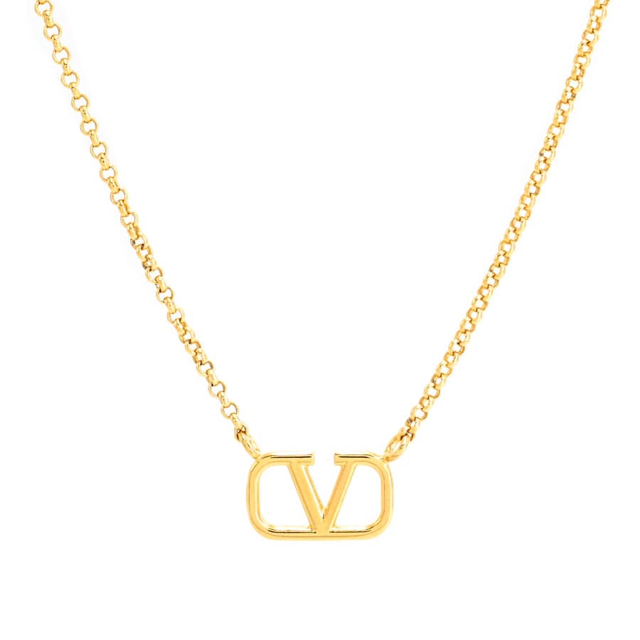 【中古A品】  ヴァレンチノ ネックレス   ゴールドメッキ THE YOKOHAMA FRONT