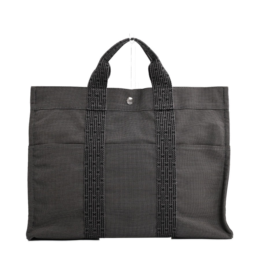 【中古AB品】  エルメス エールラインMM   キャンバス THE YOKOHAMA FRONT