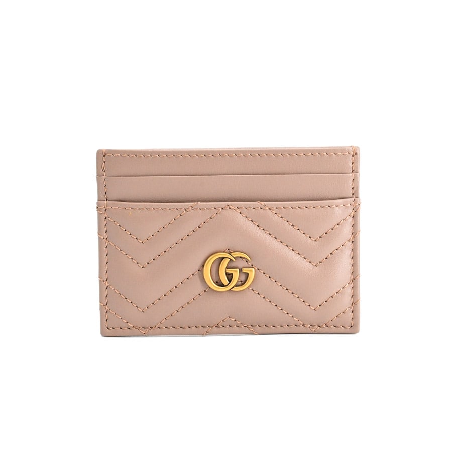 【未使用品】  グッチ GGマーモントカードケース GGマーモント 443127 カーフ THE YOKOHAMA FRONT