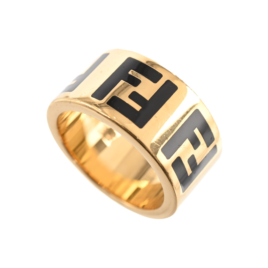 【中古AB品】  フェンディ フォーエバーフェンディリング  8AG945-TL9F ゴールドメッキ 新宿歌舞伎町店