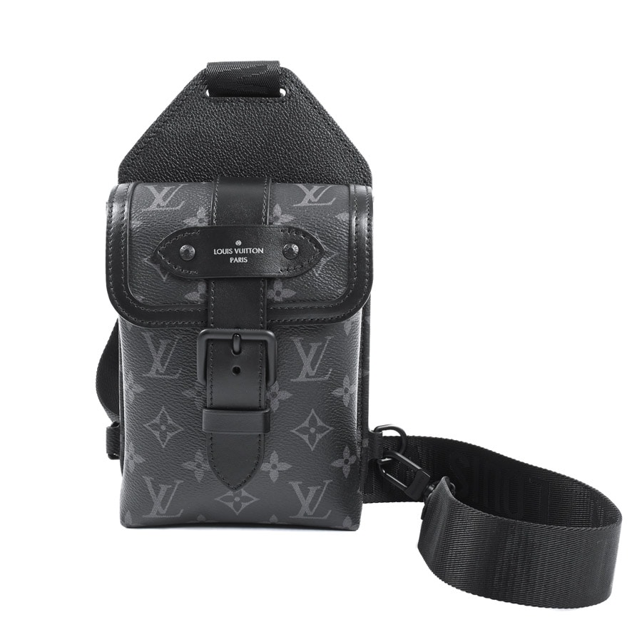 【中古SA品】  ルイヴィトン ソミュールスリングバック モノグラムエクリプス M45912  新宿歌舞伎町店
